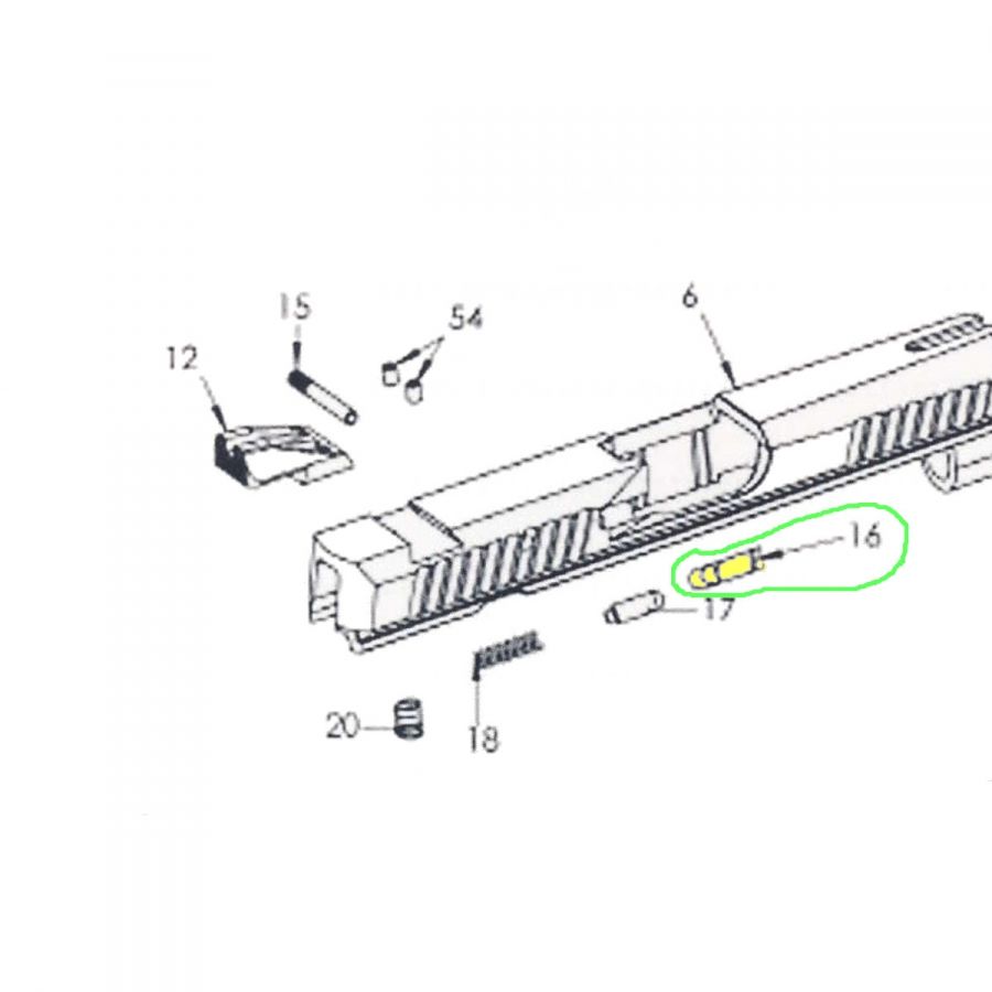 Vytahovac (Extractor) pro pistoli SPHINX SDP Compact
