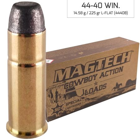Náboje Magtech 44-40 Win. L-FLAT Cowboy 14,58 g, 225 gr (4440B)