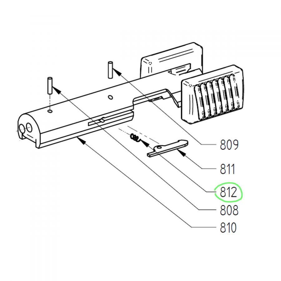 Pružina vytahovace Pardini HP