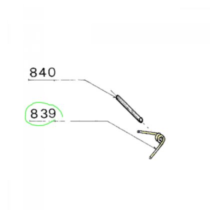 Pružina záchytu kohoutu Pardini HP