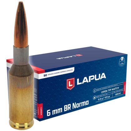Náboj Lapua 6 mm B.R. Norma Scenar-L, 6,80 g, 105 gr