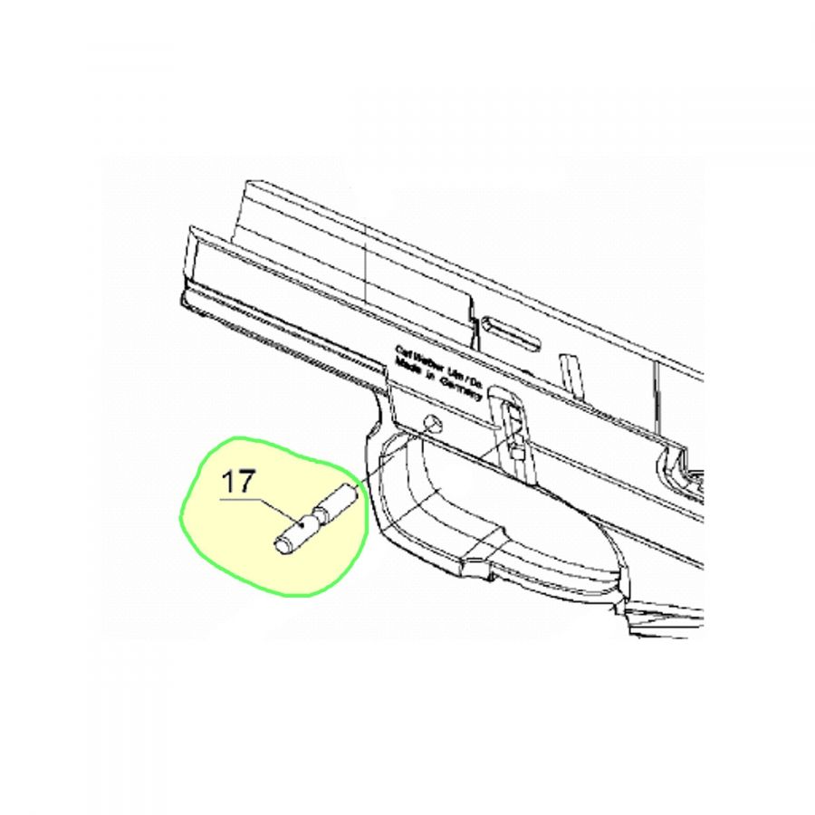 Kolík montáže - Walther PPS