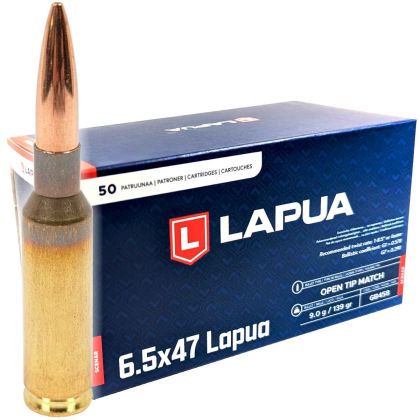 Náboj Lapua 6,5x47 Lapua Scenar, OTM, 9,00 g, 139 gr