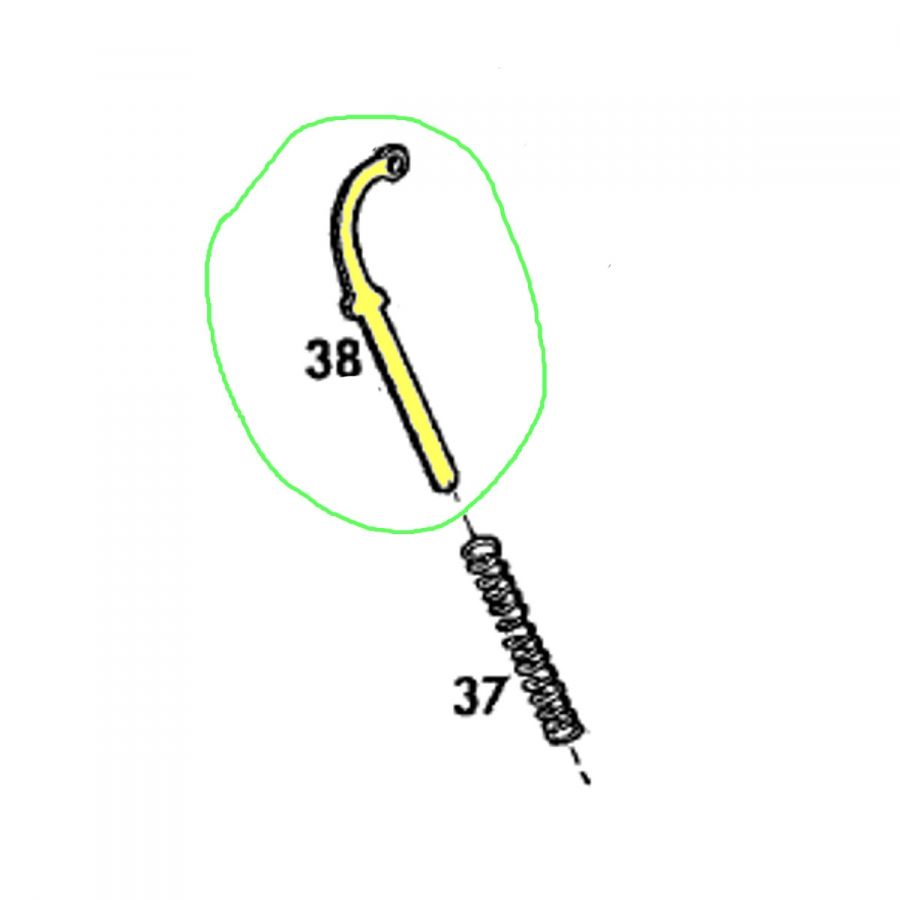 Vodící tycinka úderné zpruhy, Pardini PC/GT