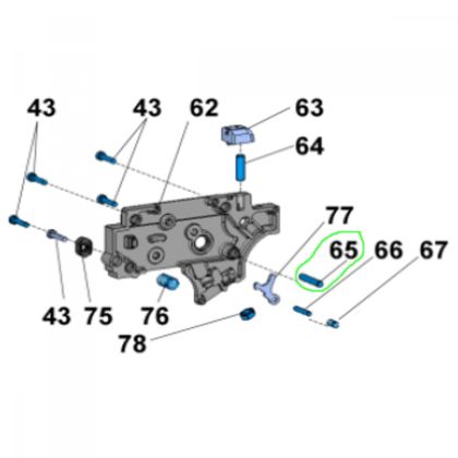 Kolík 4m6x22 Walther Colt M4/M16
