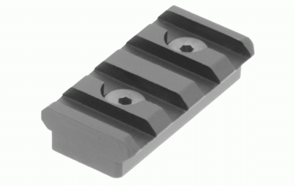 Sekce railu UTG. Picatinny (4 sloty), pro Keymod, cerná