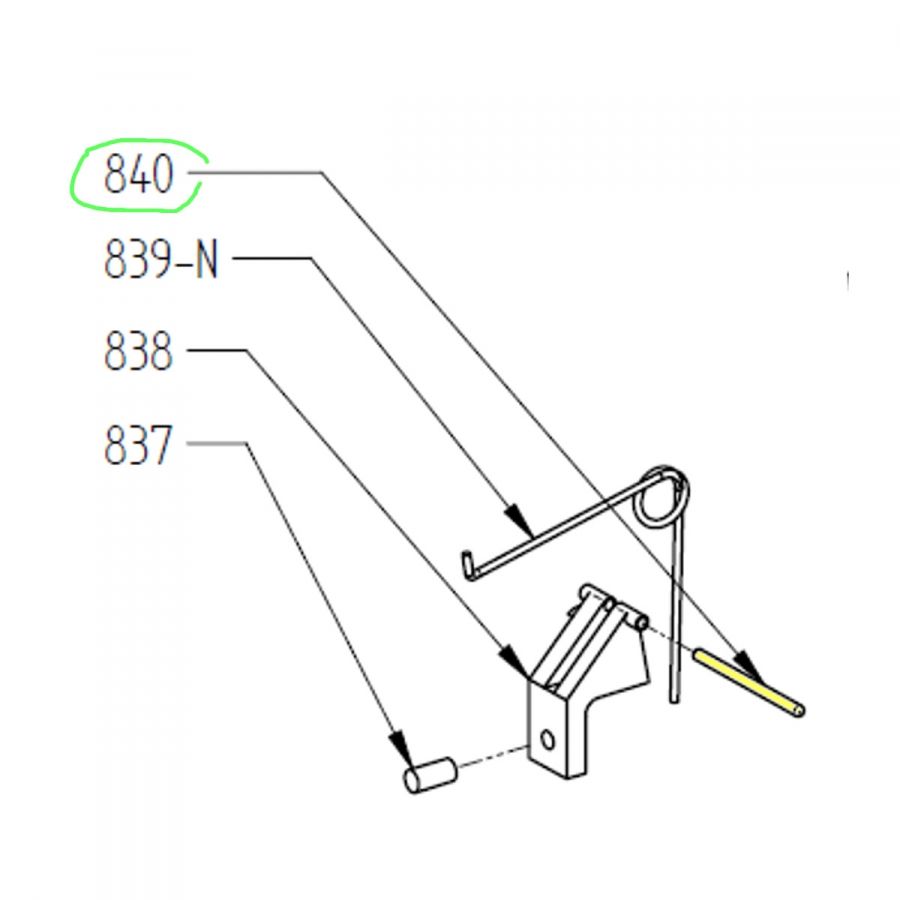 Cep záchytu kohoutu 840 Pardini HP