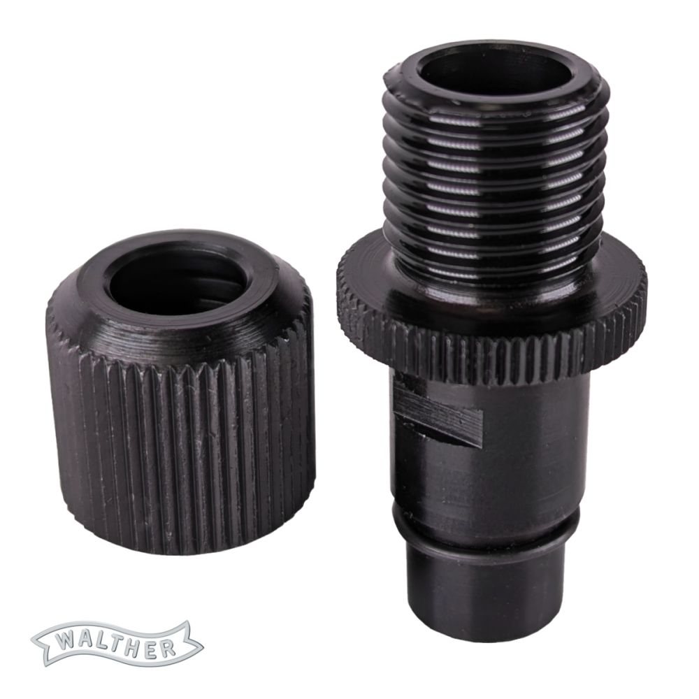 Adaptér hlavně Walther ráže .22 LR - 1/2x20, na tlumič