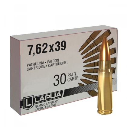 Náboj Lapua 7,62x39, S405, FMJ, 8,00g, 123gr