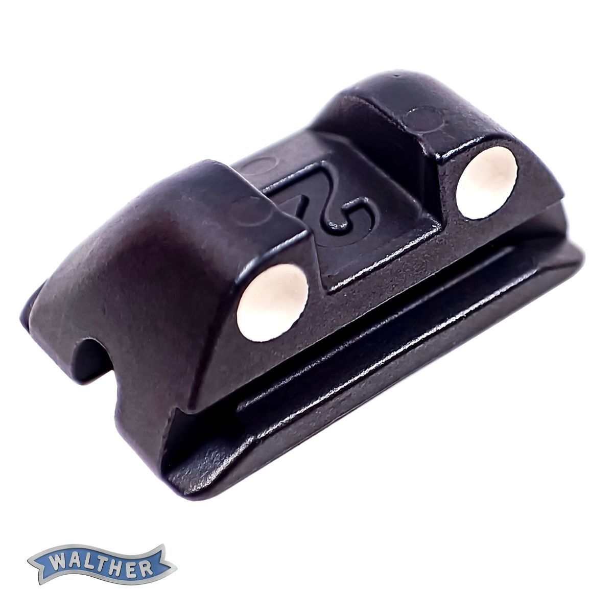 Ocelové hledí c.2 pro Walther P99/PPQ/PPS/CREED - bílé tečky