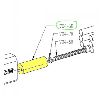 Závaží ocelové (spacer), pro Pardini SP