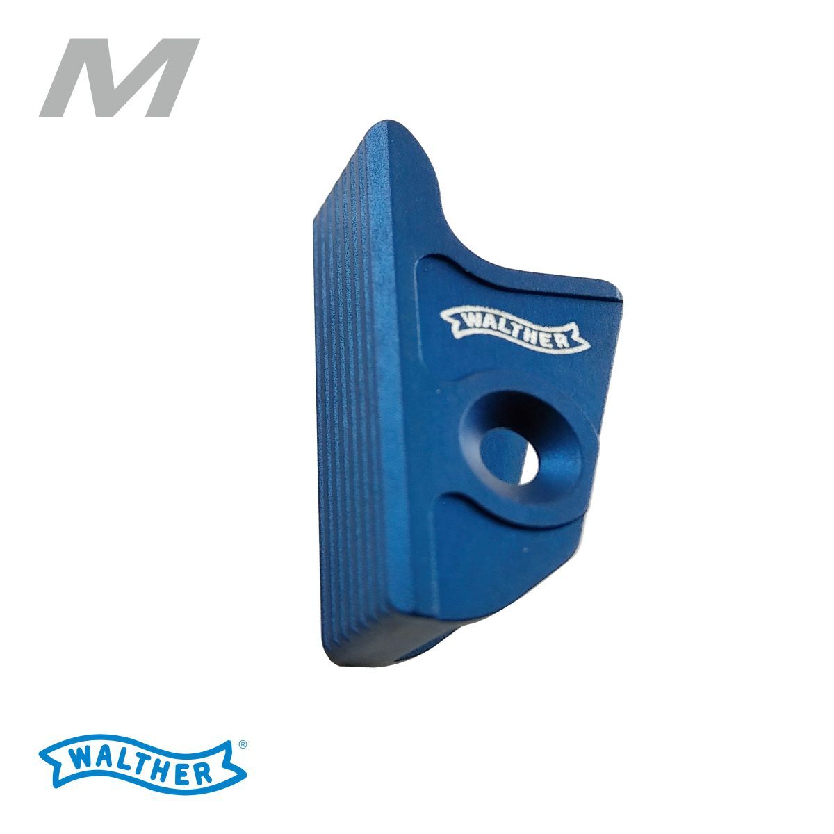 Jazýcek spoušte Walther EXPERT - plochý, strední, modrý