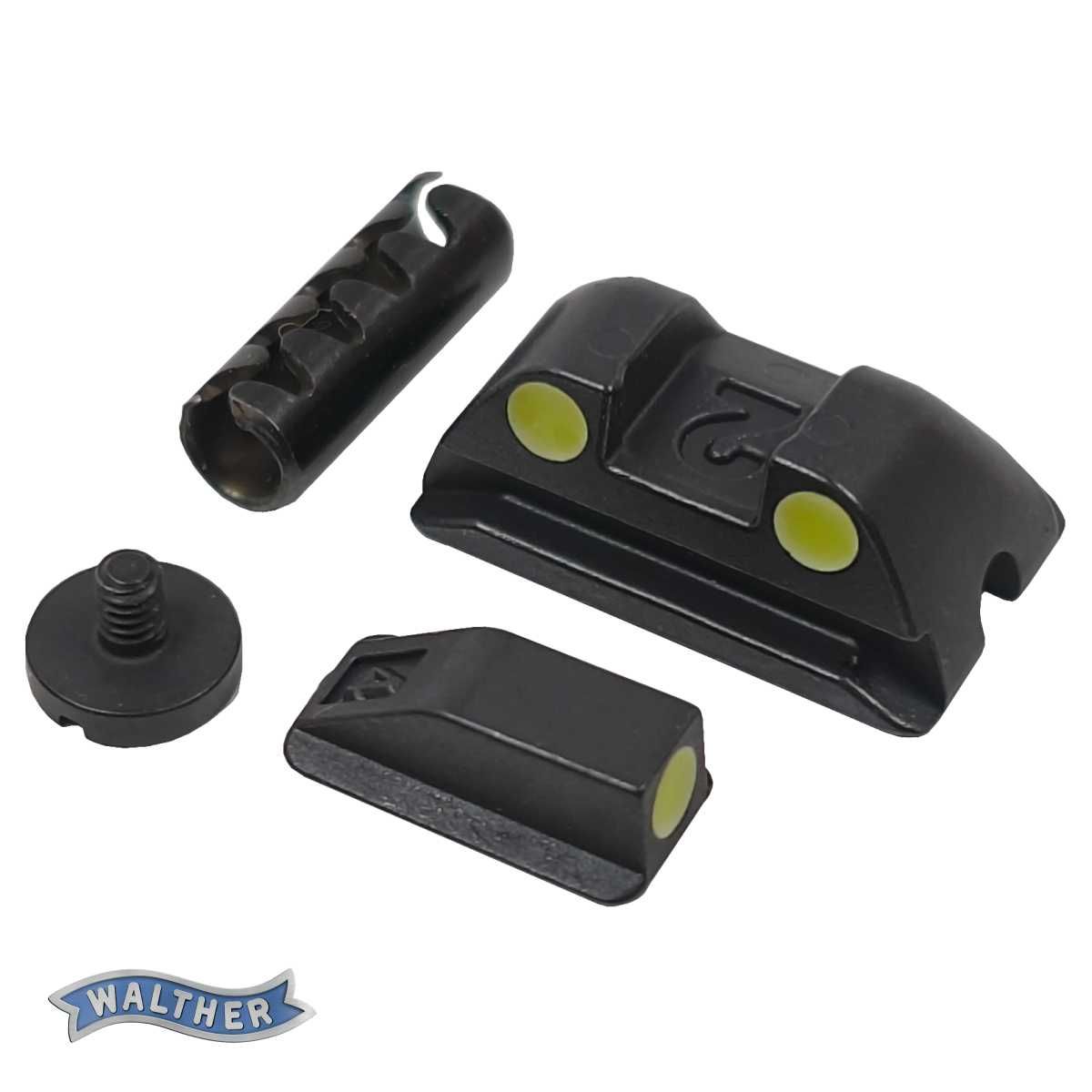 Ocelová mířidla pro Walther P99/PPQ/PPS/CREED