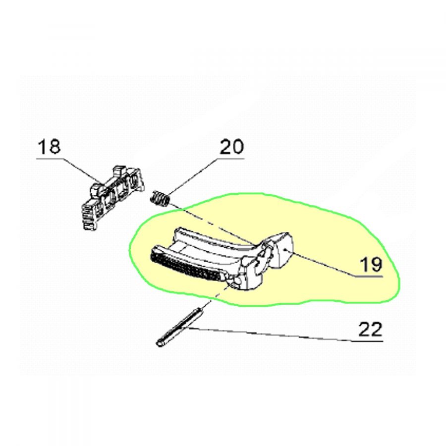 Záchyt zásobníku - Walther PPS