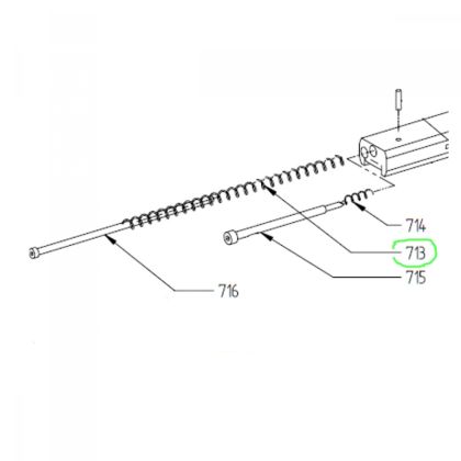 Vratná pružina Pardini SP NEW