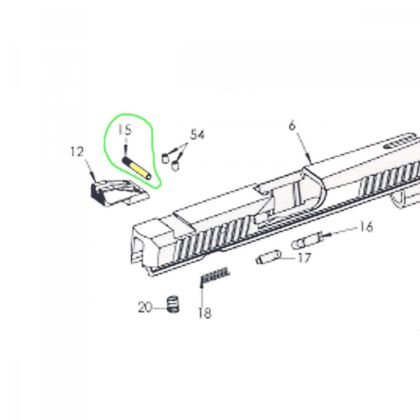 Cep úderníku (Firing Pin Retaining Pin) pro pistoli SPHINX SDP Compact