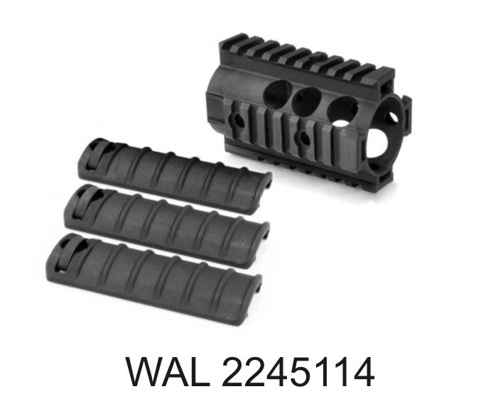 Predpažbí taktické, krátké CQB, s Picatinny raily, Walther, pro Colt M4