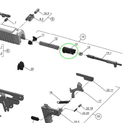 Vedení úderníku Walther PPS a PPS M2