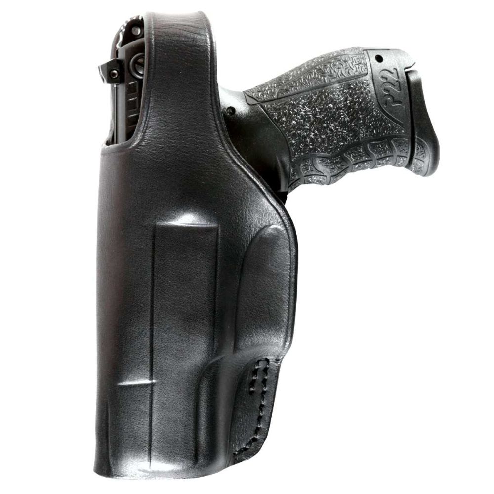 Opaskové pouzdro na pistoli Walther P22, typ SENATOR, kožené, levé