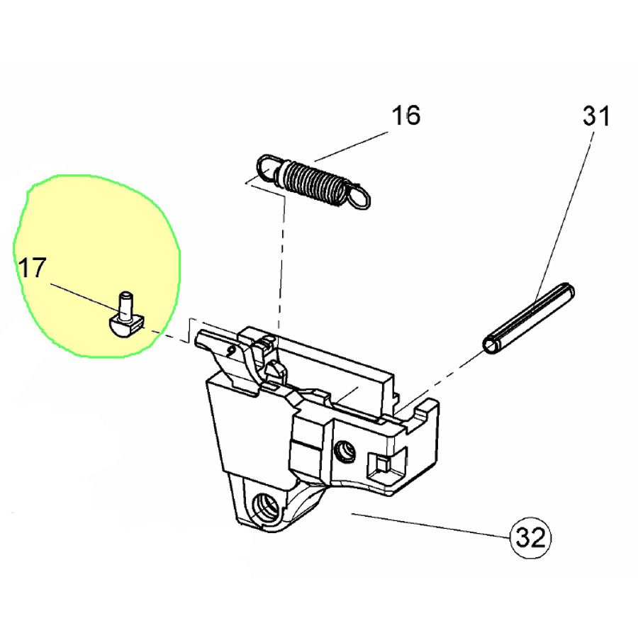Vodící distance 3 - Walther P99 /QA