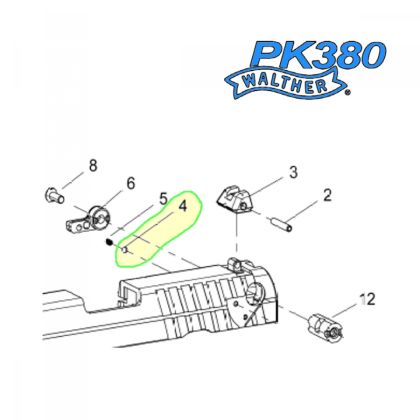 Kulicka sestavy pojistky - Walther PK380 (dríve 2660997)