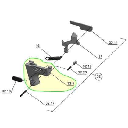 Walther PPS M2, domecek spoušte - díl 32.5