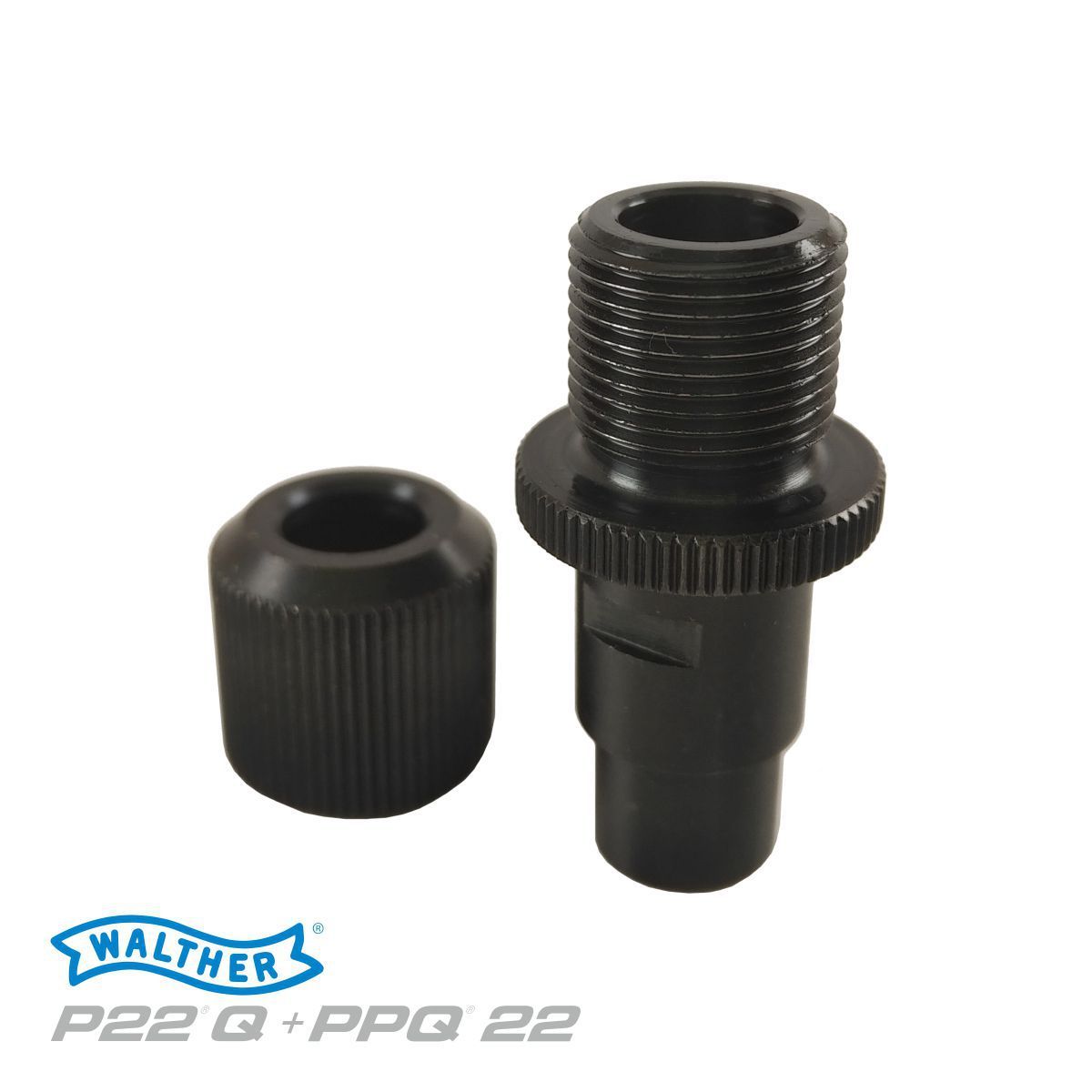 Hlavňový adaptér pro Walther P22/PPQ, závit 1/2x28