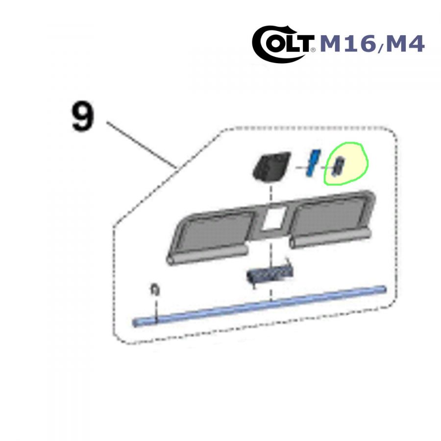 Pružina výhodného okénka pro Walther Colt M4/M16