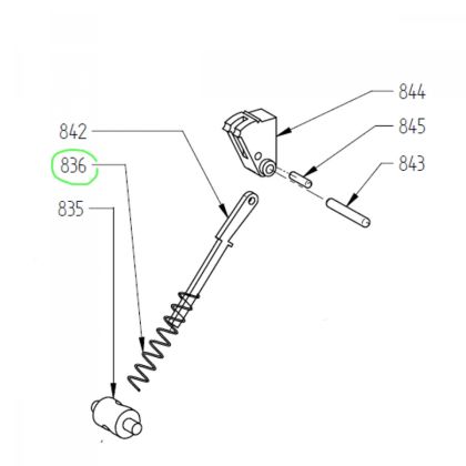 Pružina kohoutu Pardini HP