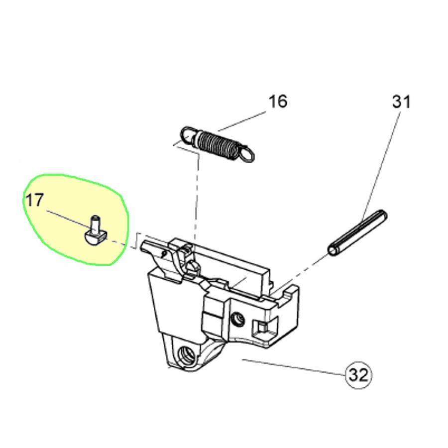 Vodící distance 3,0 - Walther P990/P99 old