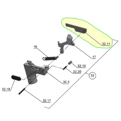 Walther PPS M2, pácka kulisy spoušte - díl 32.11