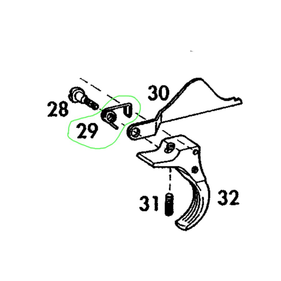 Pružina prerušovace (resetu), Pardini PC/GT