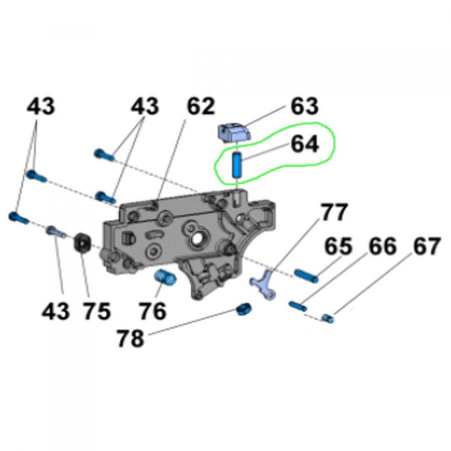 Kolík pro Heckler&Koch 416 (Walther), 22LR