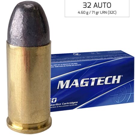 Náboje Magtech 7,65 Browning / 32 AUTO LRN 4,60 g, 71 gr (32C)