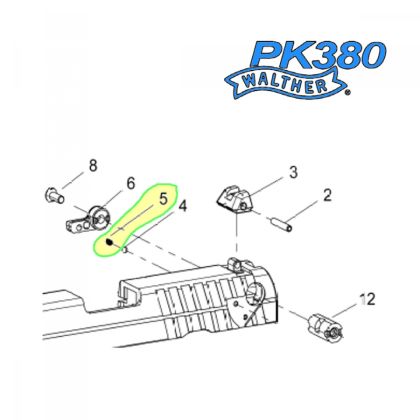 Pružina sestavy pojistky - Walther PK380
