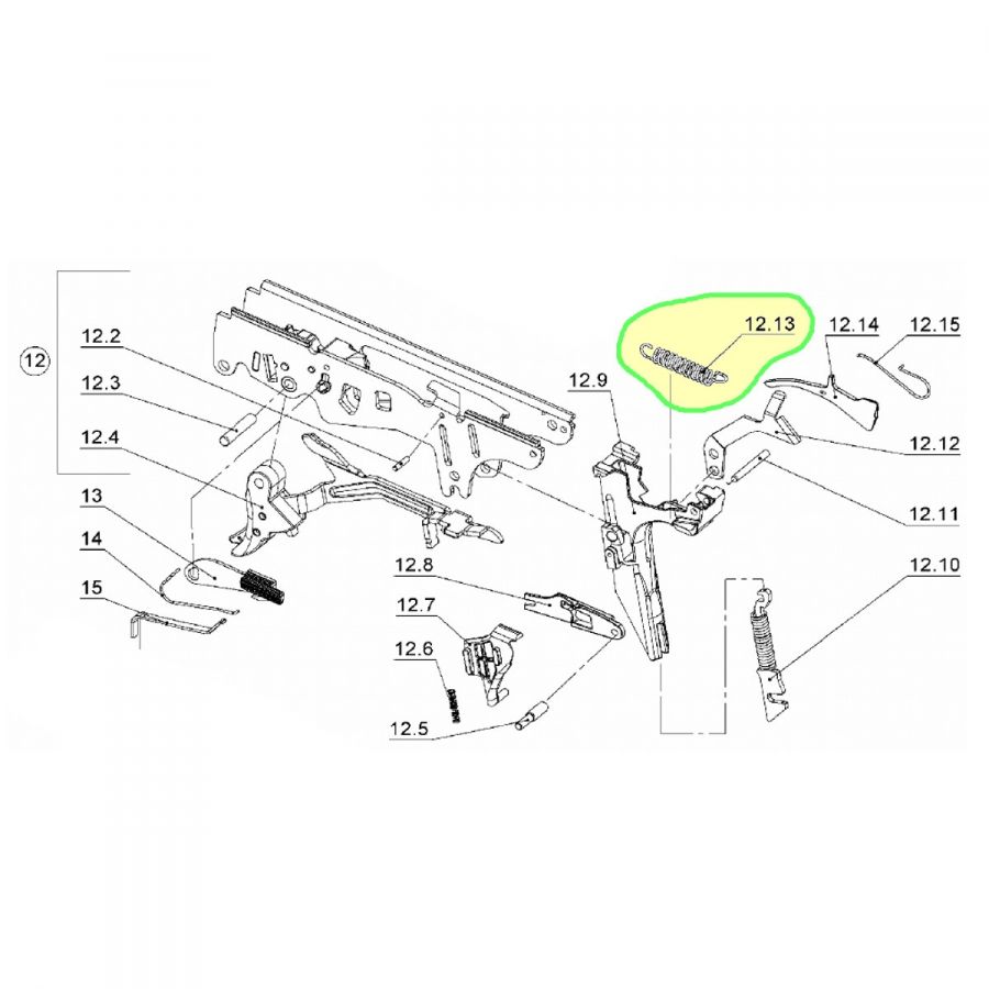 Vzpruha spoušte - Walther PPS M1