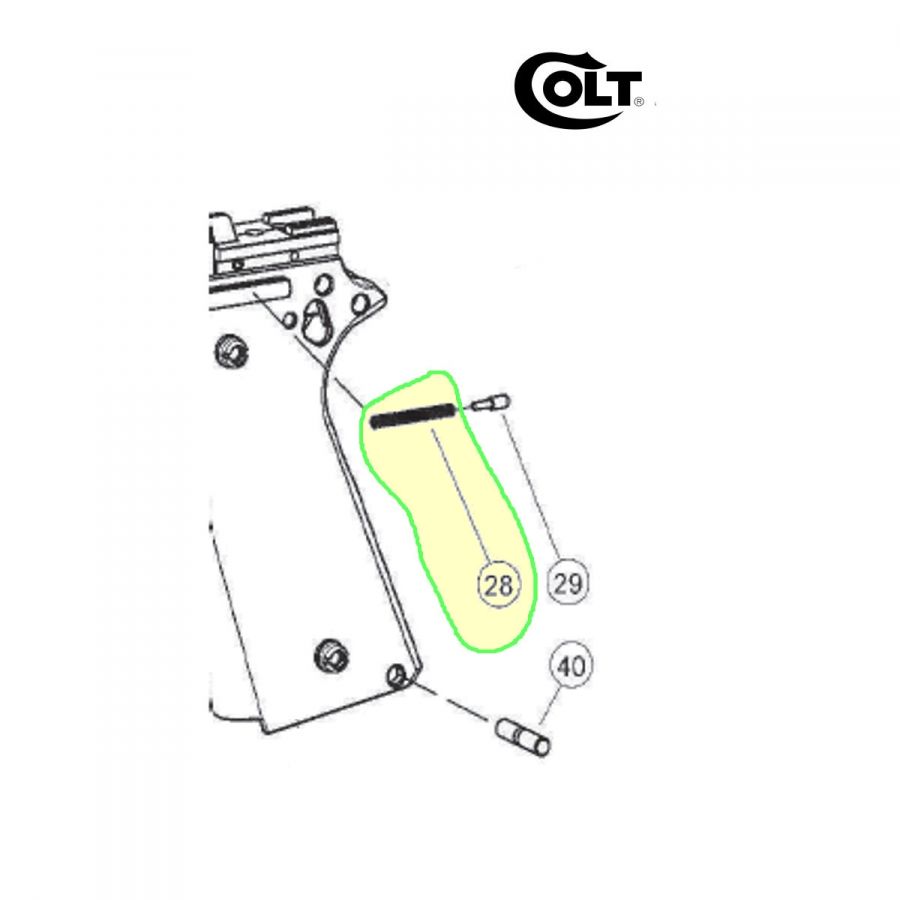 Pružina Walther Colt 1911, model A1