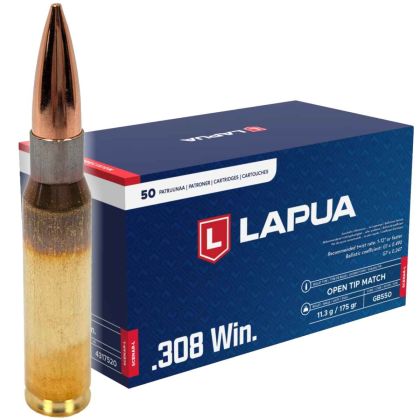 Náboj Lapua .308 Win Scenar-L, OTM, 11,30 g, 175 gr