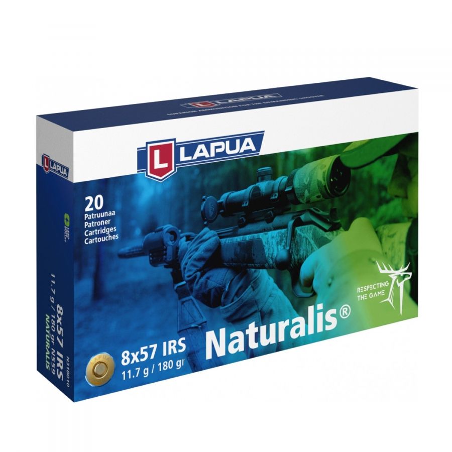Náboj Lapua 8x57 IRS NATURALIS, N559, Solid, 11,70g, 180gr