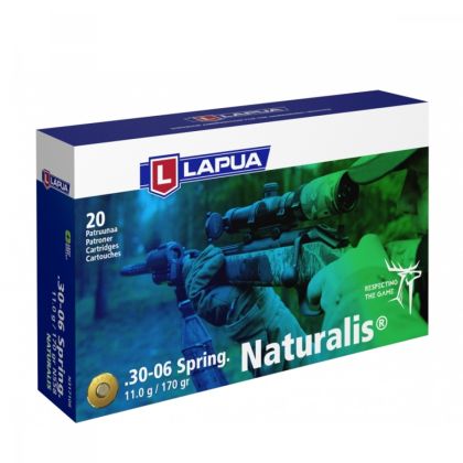 Náboj Lapua .30-06 NATURALIS, N558, Solid, 11,00g, 170gr