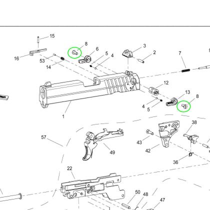 Šroub pojistky Walther PK380
