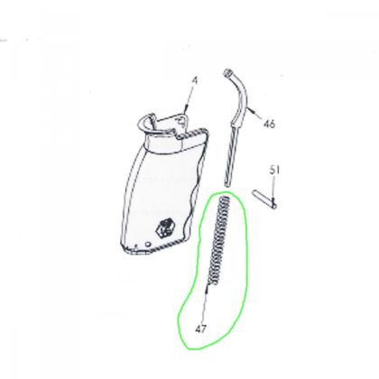 Bicí pružina (Hammer Spring) pro pistoli SPHINX SDP Compact
