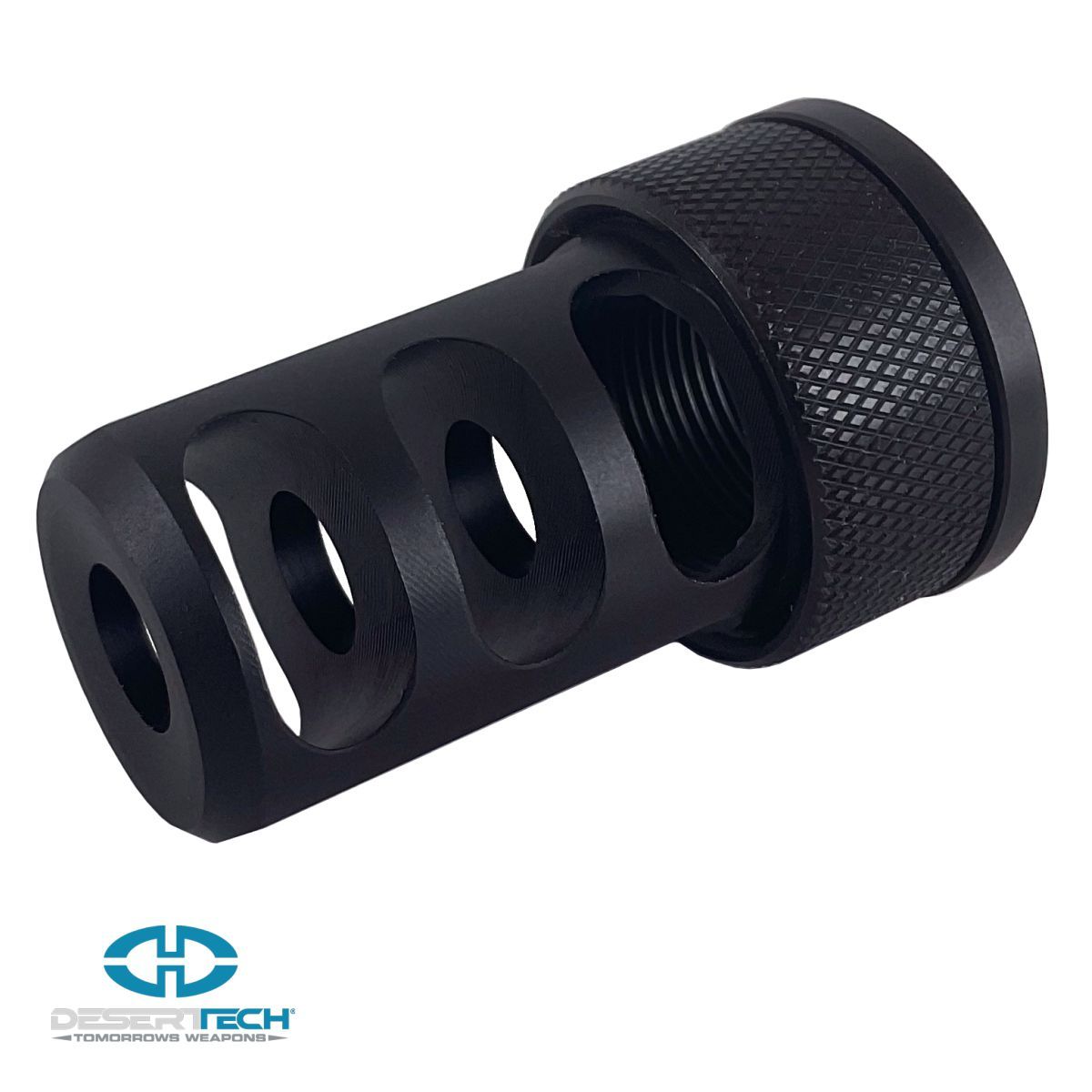 Úsťová brzda Desert Tech SRS A2, ráže 338 Lapua Magnum, závit 3/4