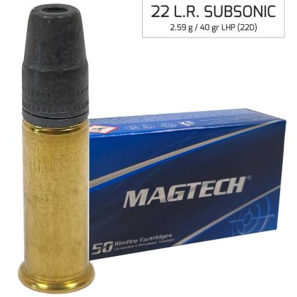 Náboj Magtech 22LR LHP (22D) Subsonic, 2,59 g, 40 grs