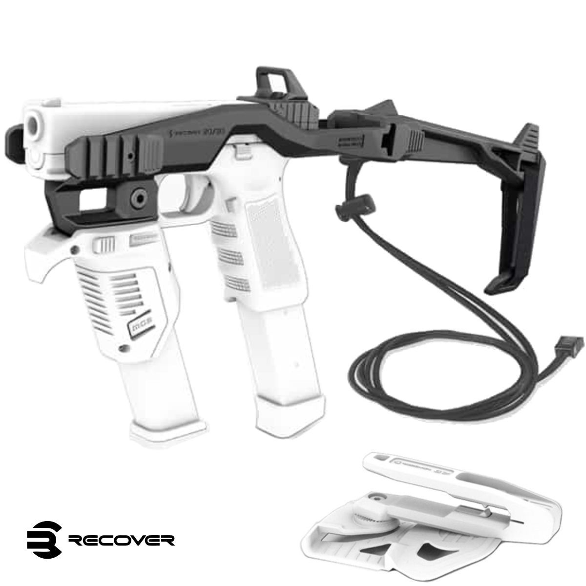Stabilizer Kit Recover Tactical 2020S konverze pro pistole Glock, cerná