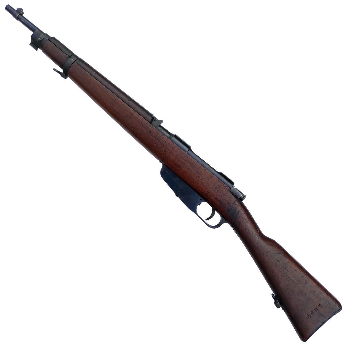 Carcano Mod. 91/38 TS, 6,5 x 52 Carc., puška opakovací, použitá