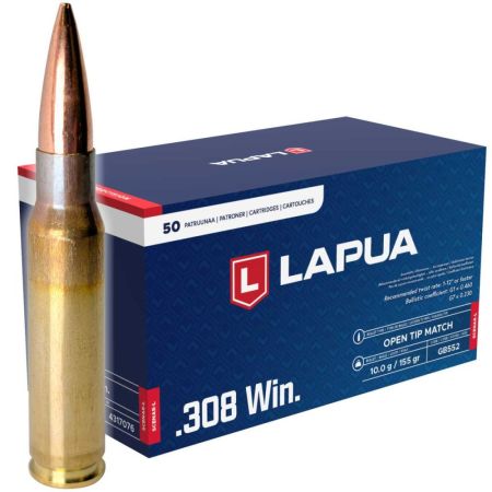 Náboje Lapua .308 Win Scenar-L, OTM, 10 g, 155 gr