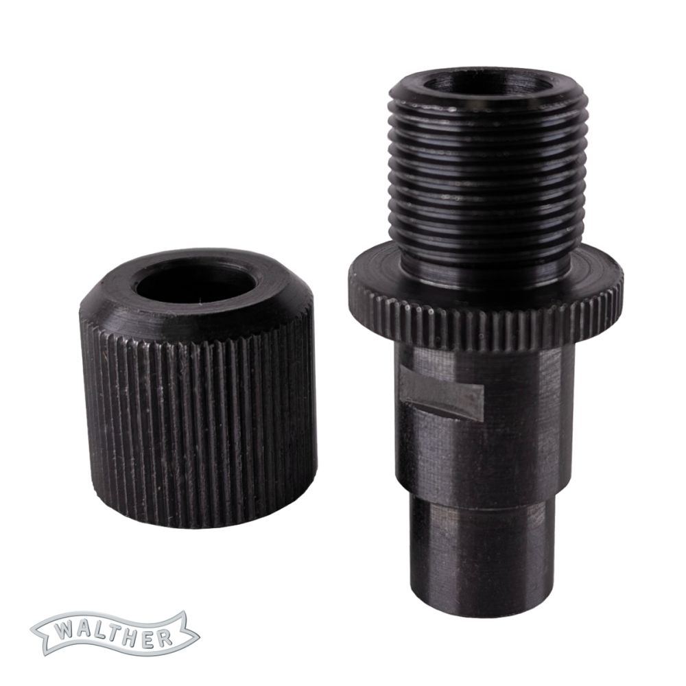 Adaptér hlavně Walther ráže .22 LR - 1/2x28, na tlumič