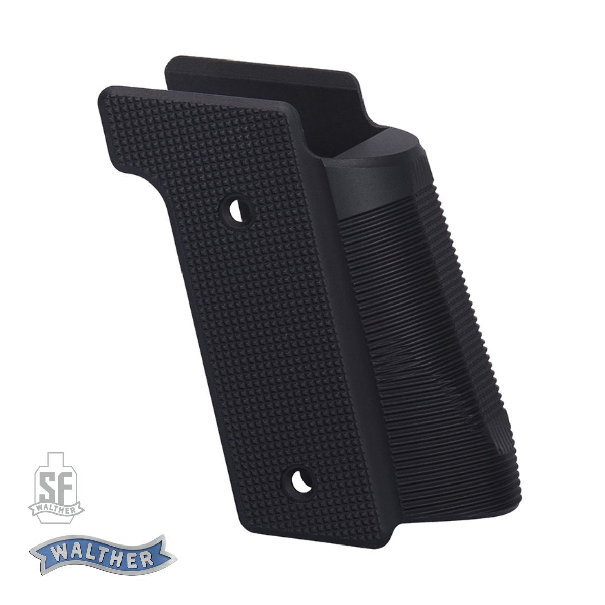Strenky Walther Grip Panel Aluminium pro Q4/Q5 Steel Frame, černé