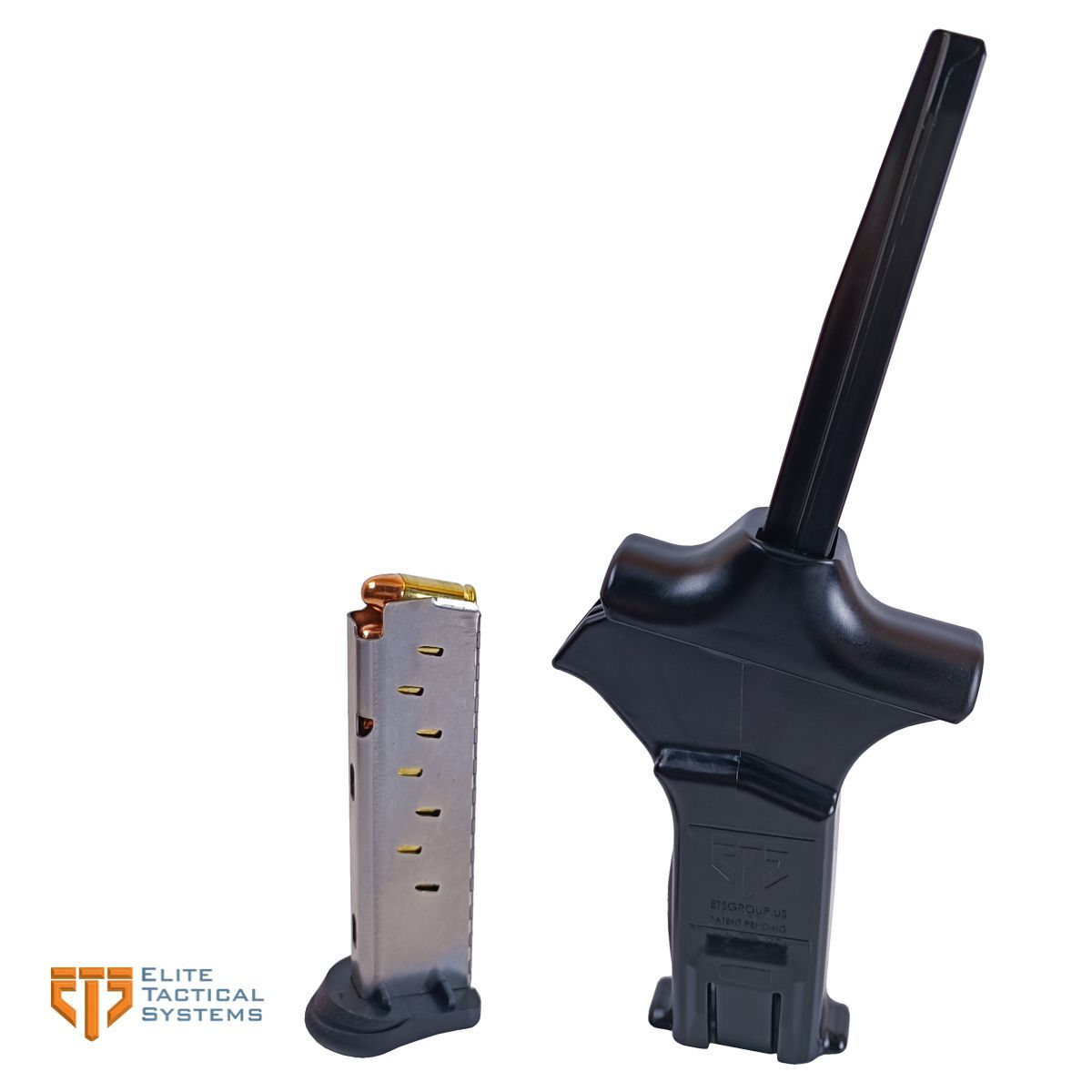 Nabíjecí pomucka ETS C.A.M. Gen 2, pro pistolové zásobníky 380 Auto